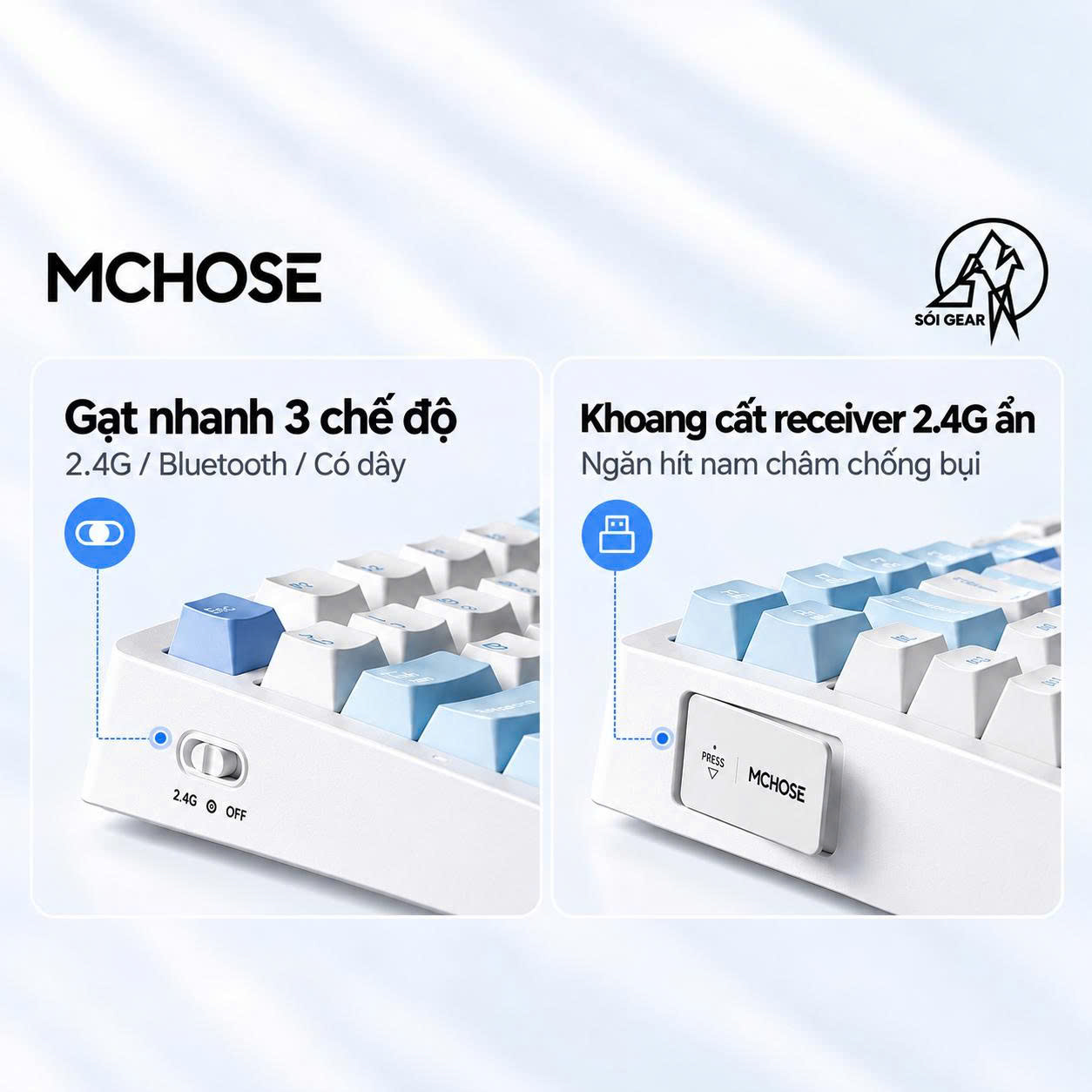 [In Stock] Mchose G75 V2