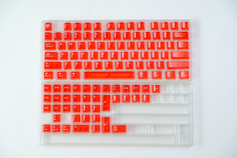 Keycap Cherry Aifei PC Xuyên led - Đỏ