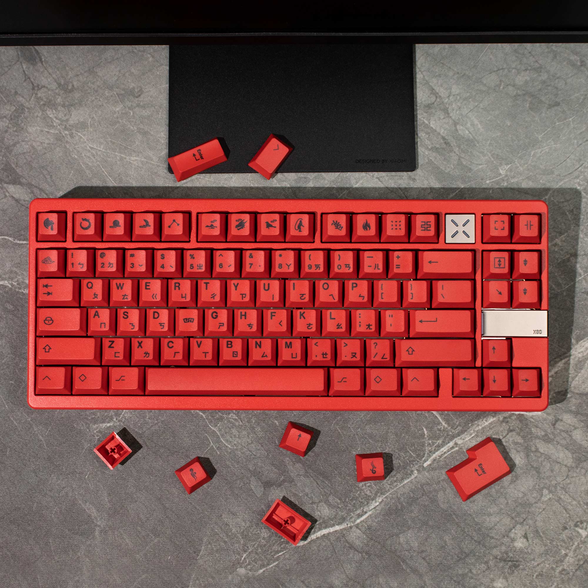 Keycap Cherry Mintcaps Đỏ PBT Dyesub