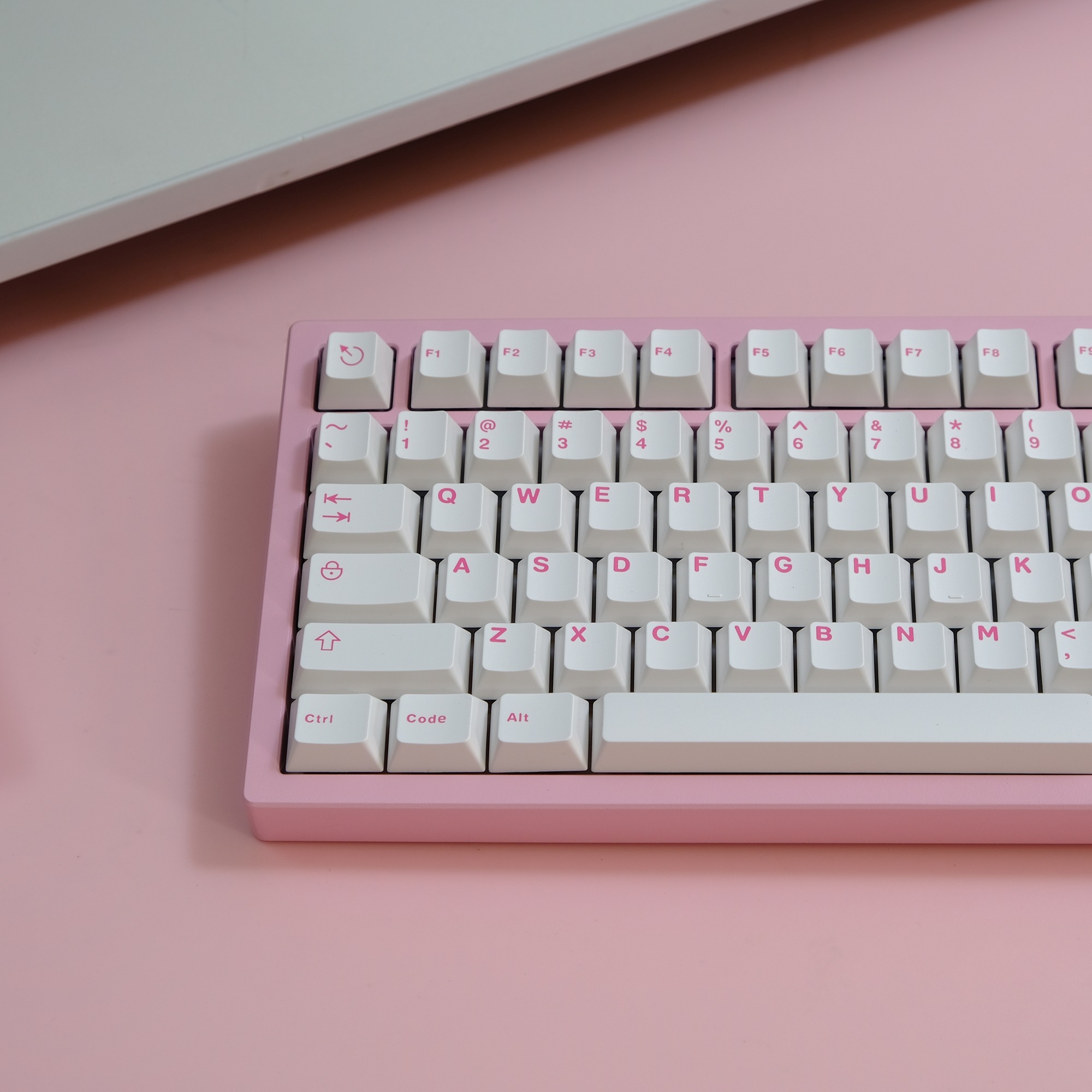 Keycap Cherry Aifei Trắng Hồng ABS Doubleshot