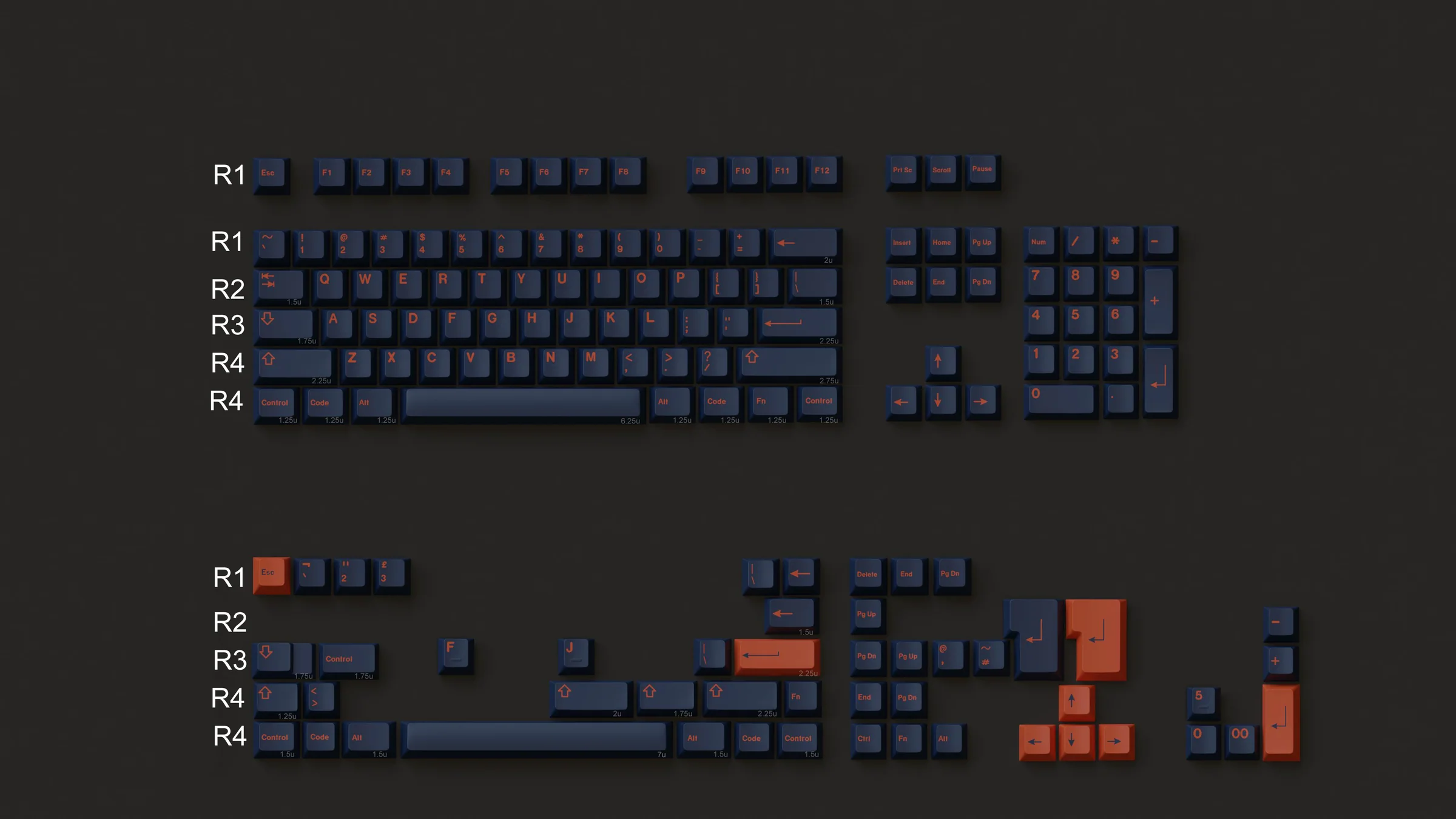 Keycap Cherry GMK Sunset Surfing
