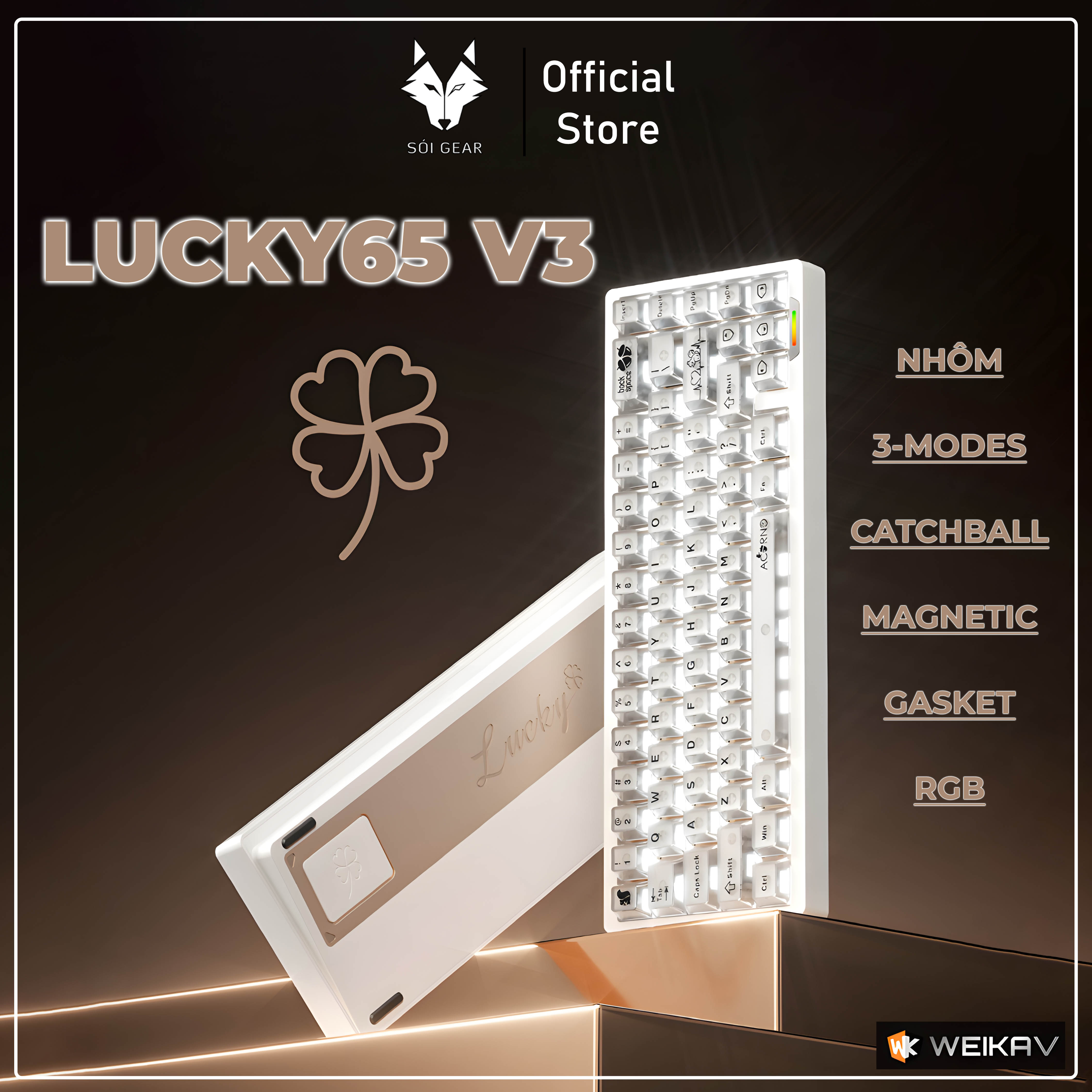 [Pre-order] Bàn phím cơ Lucky65 V3