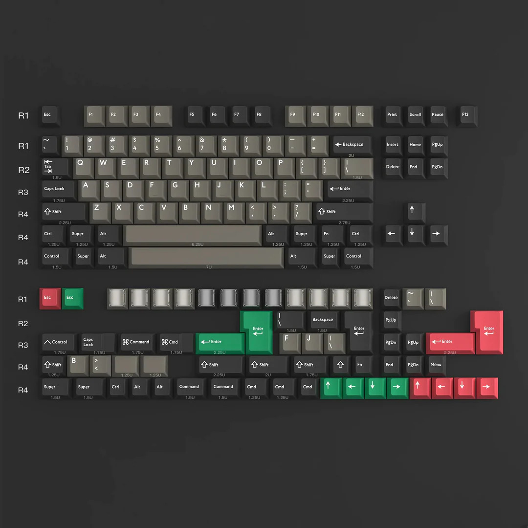 [In Stock] Keycap PBTFANS DOLCH - Base Kit