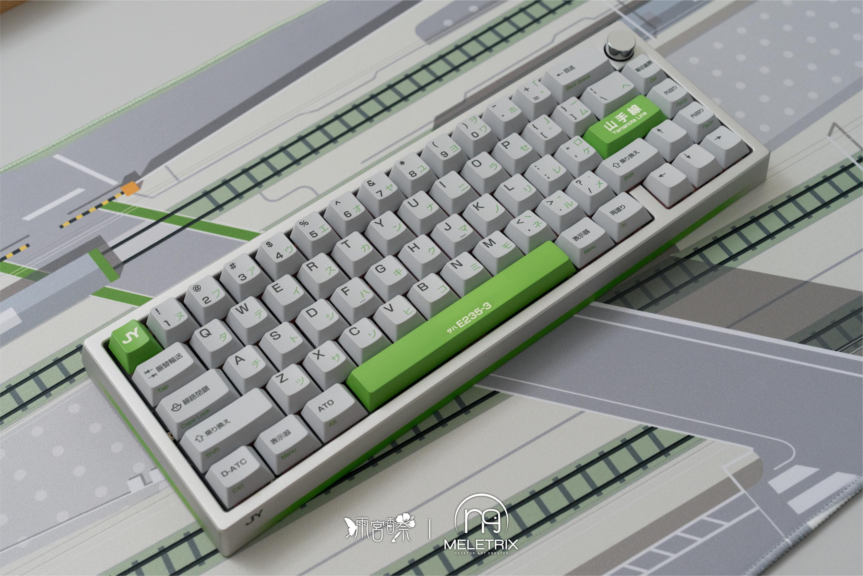 [In-Stock] Zoom65V2 & WS x Yamanote Line Theme Keyboard Kit & Keycaps