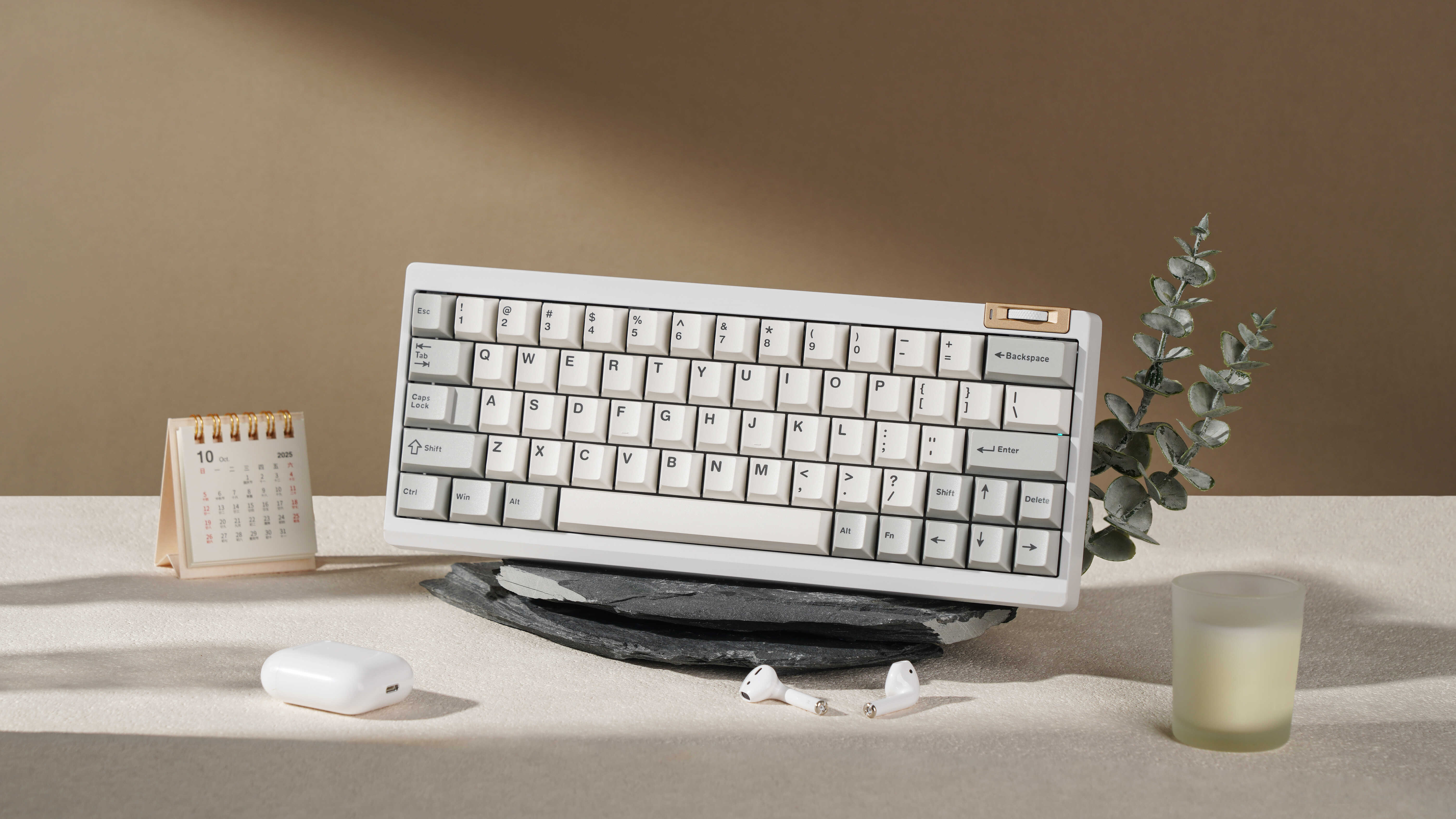 [GB] Zoom64 Mechanial Keyboard Kit - Moonstone White
