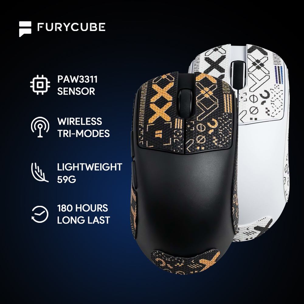 [In Stock] Chuột gaming không dây FURYCUBE G13 PRO