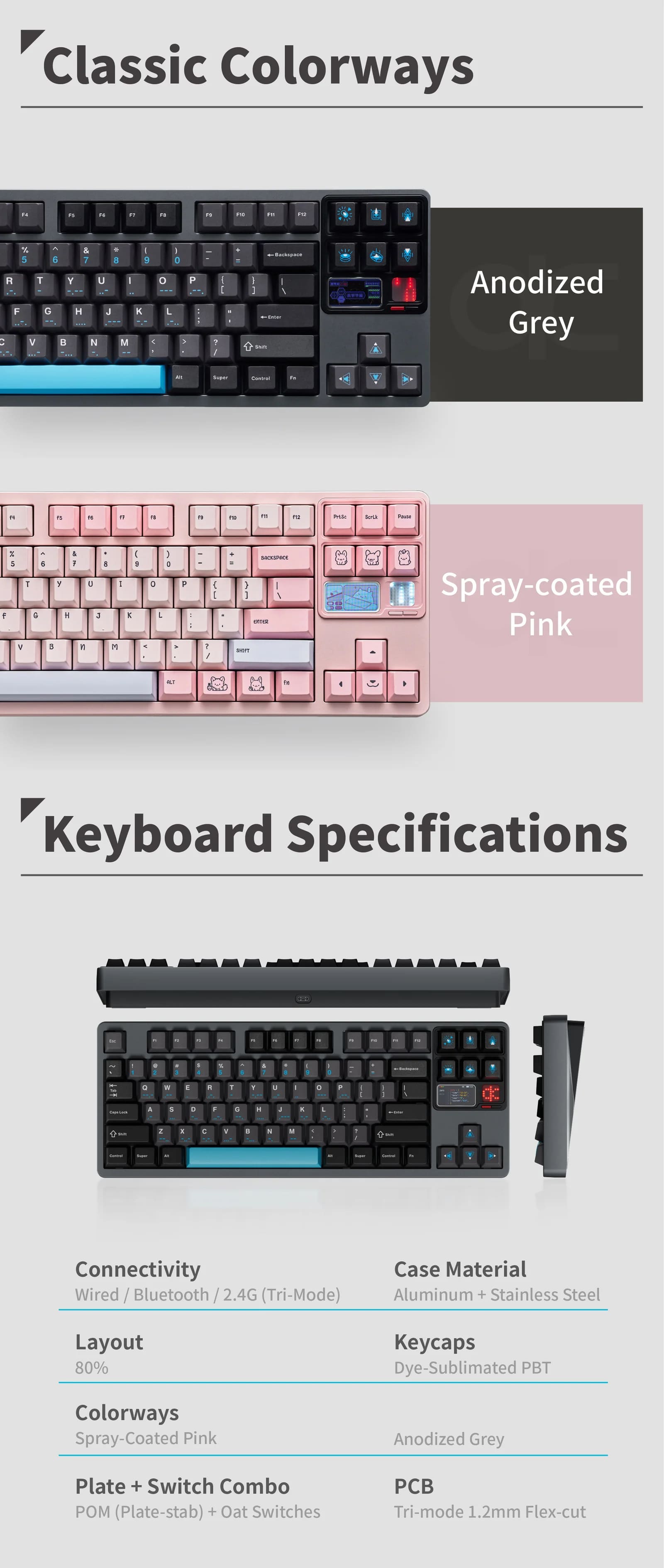 [Pre-Order] QK80 MK2 Prebuilt Keyboard