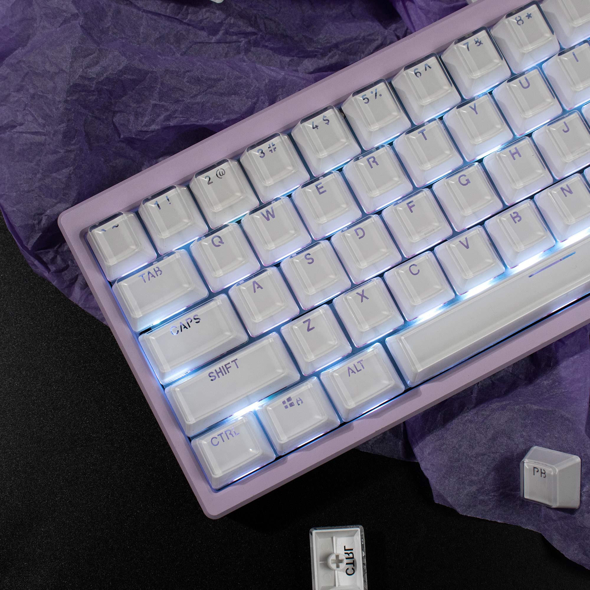 Keycap OEM Mintcaps Crystal Jelly ABS Doubleshot
