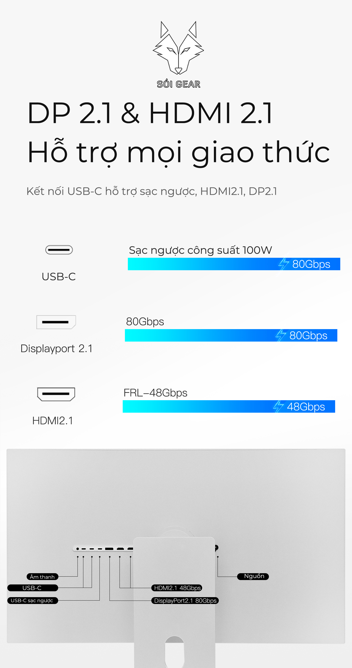Màn hình Kuycon IPS 6K 60Hz 32 Inch G32X