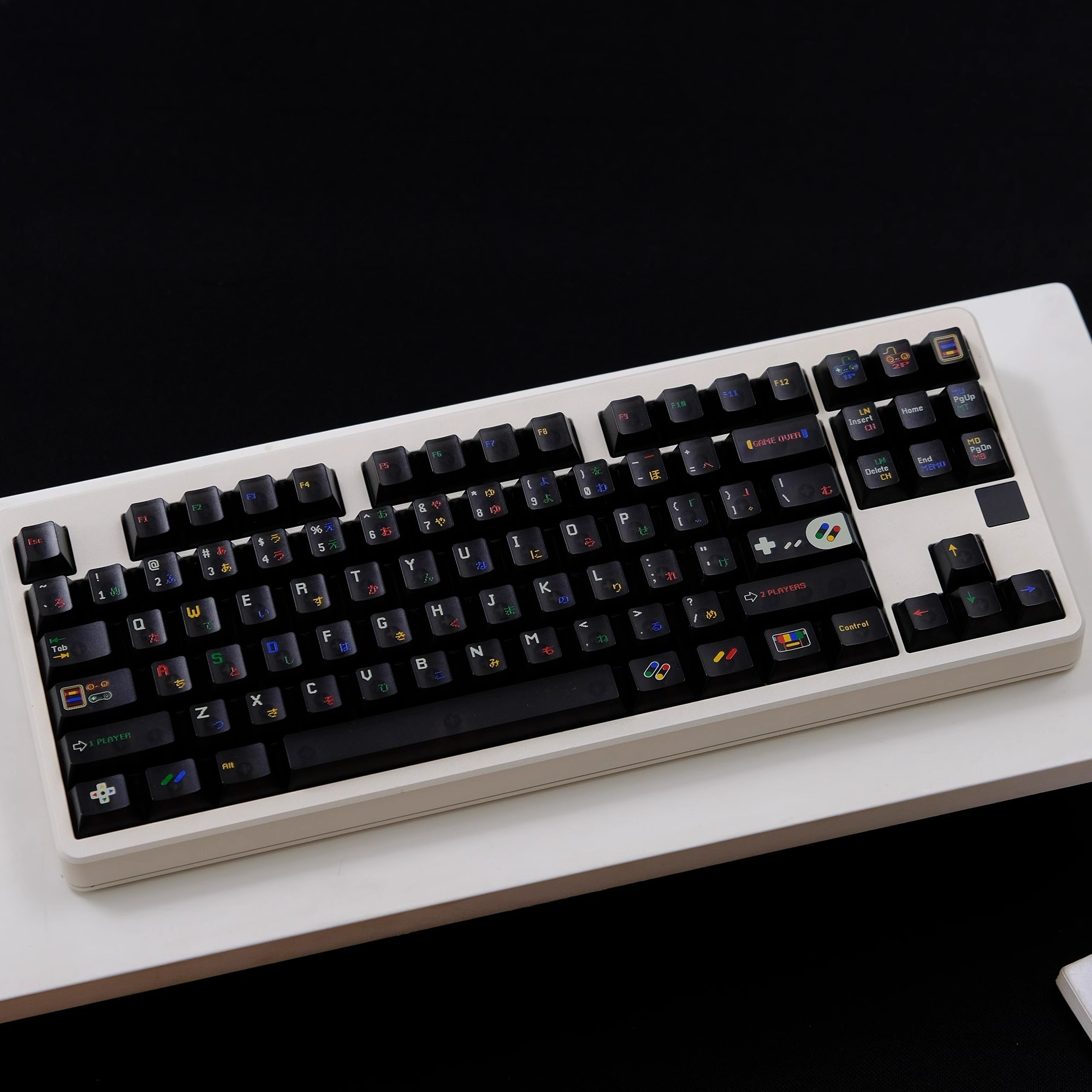 Keycap Cherry SFC PC Xuyên led Mintcap