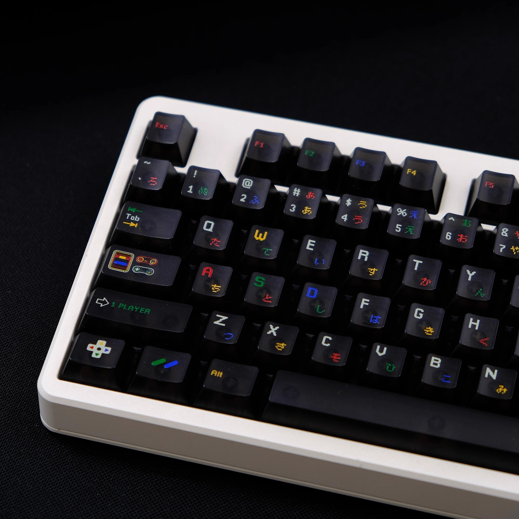 Keycap Cherry SFC PC Xuyên led Mintcap