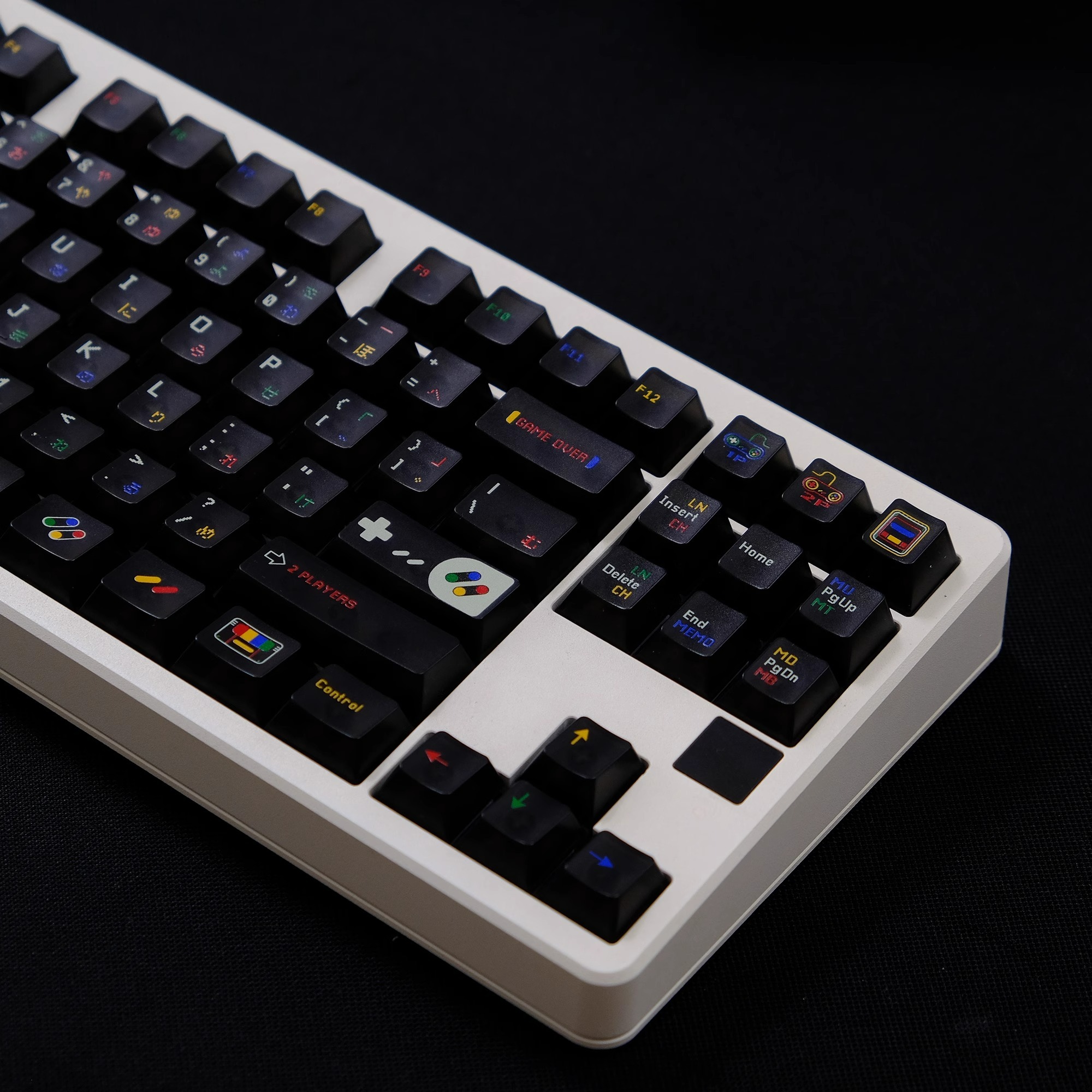 Keycap Cherry SFC PC Xuyên led Mintcap