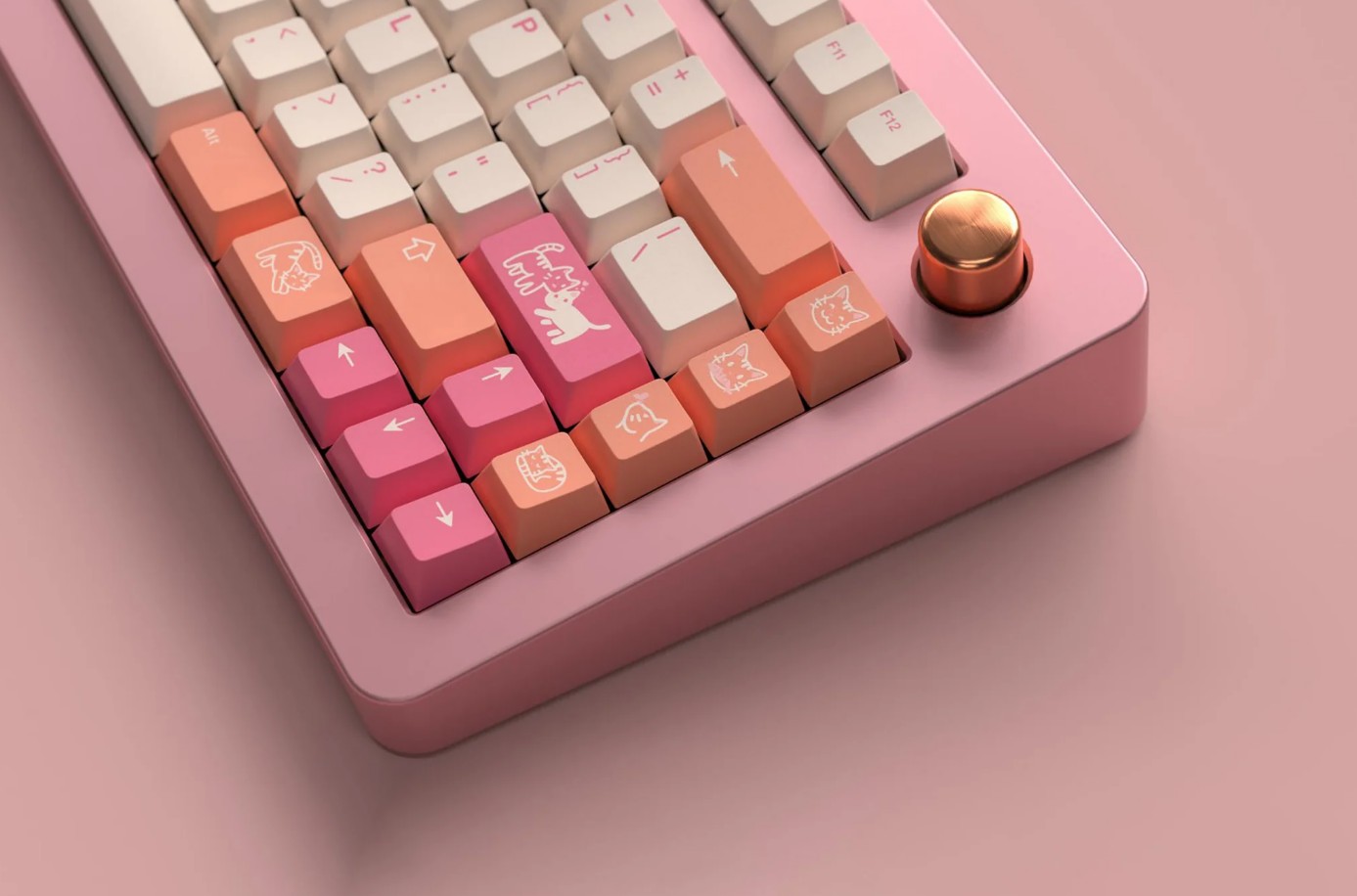 Keycap Cherry GMK CYL Orange Boi ABS Doubleshot