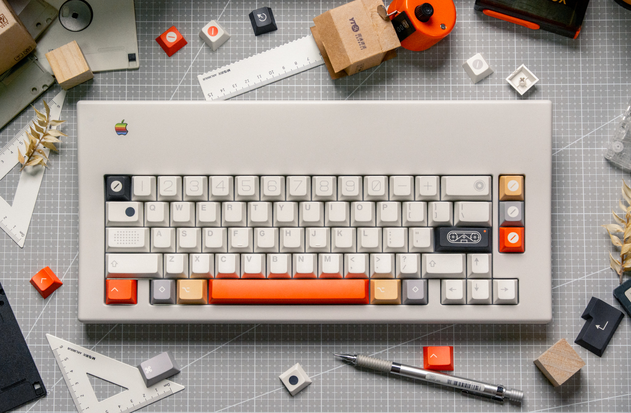 Keycap PBTfans Virtuoso Cherry PBT Dyesub