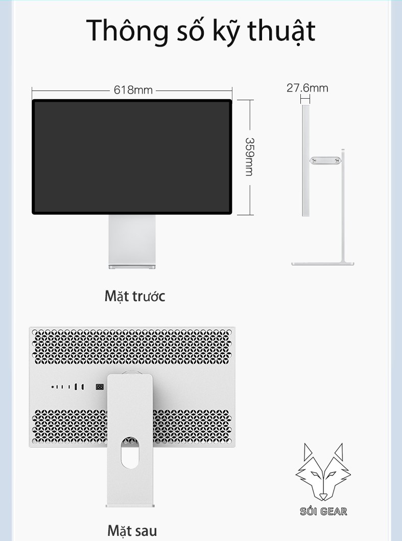 Màn hình Kuycon IPS 4K 60Hz 27 Inch P27U