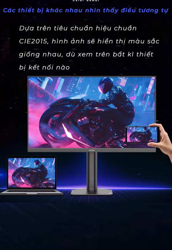 Màn hình SANC M72MV 27 Inch - QD Mini LED - Fast HVA - 2K -  180 Hz - HDR 1000 nit