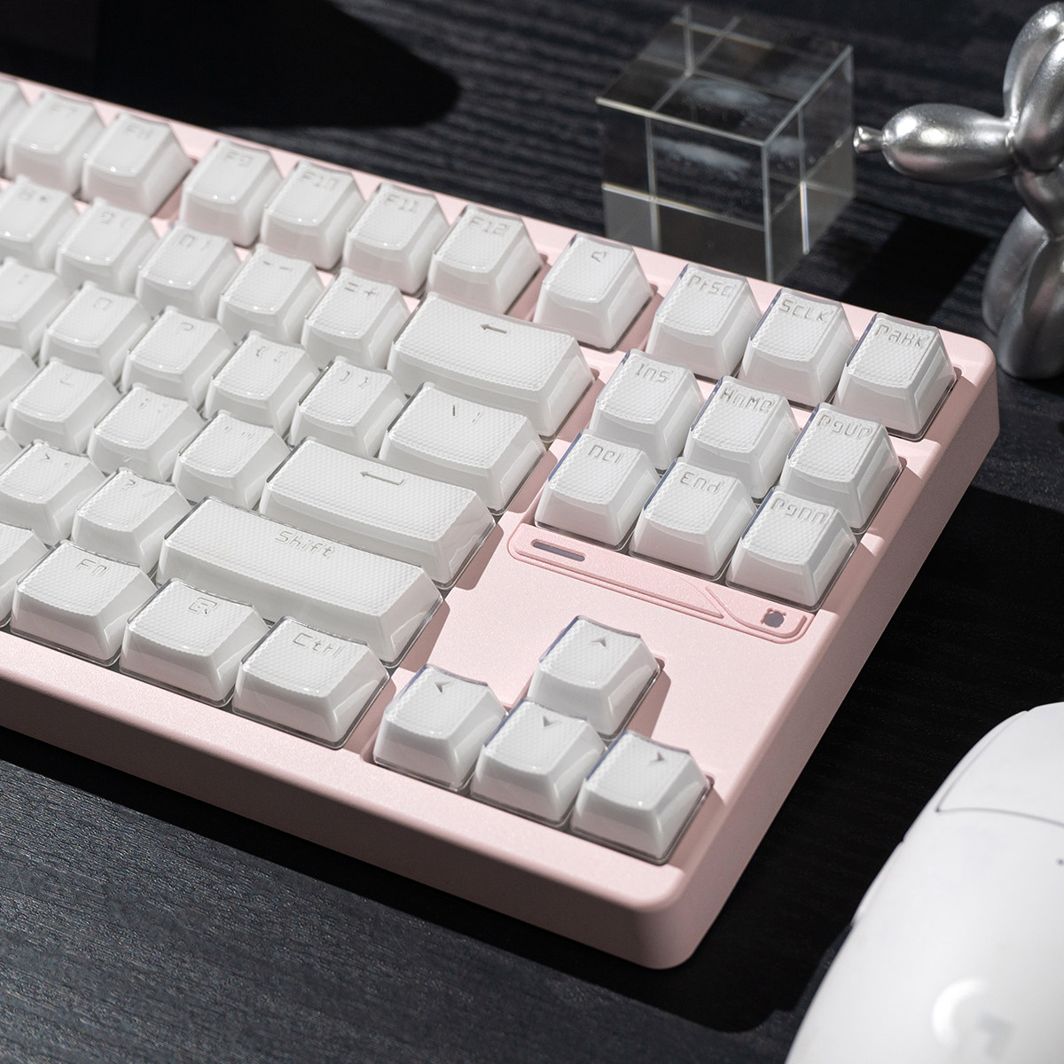 Keycap OEM Mintcaps Crystal Jelly White R2 ABS Doubleshot