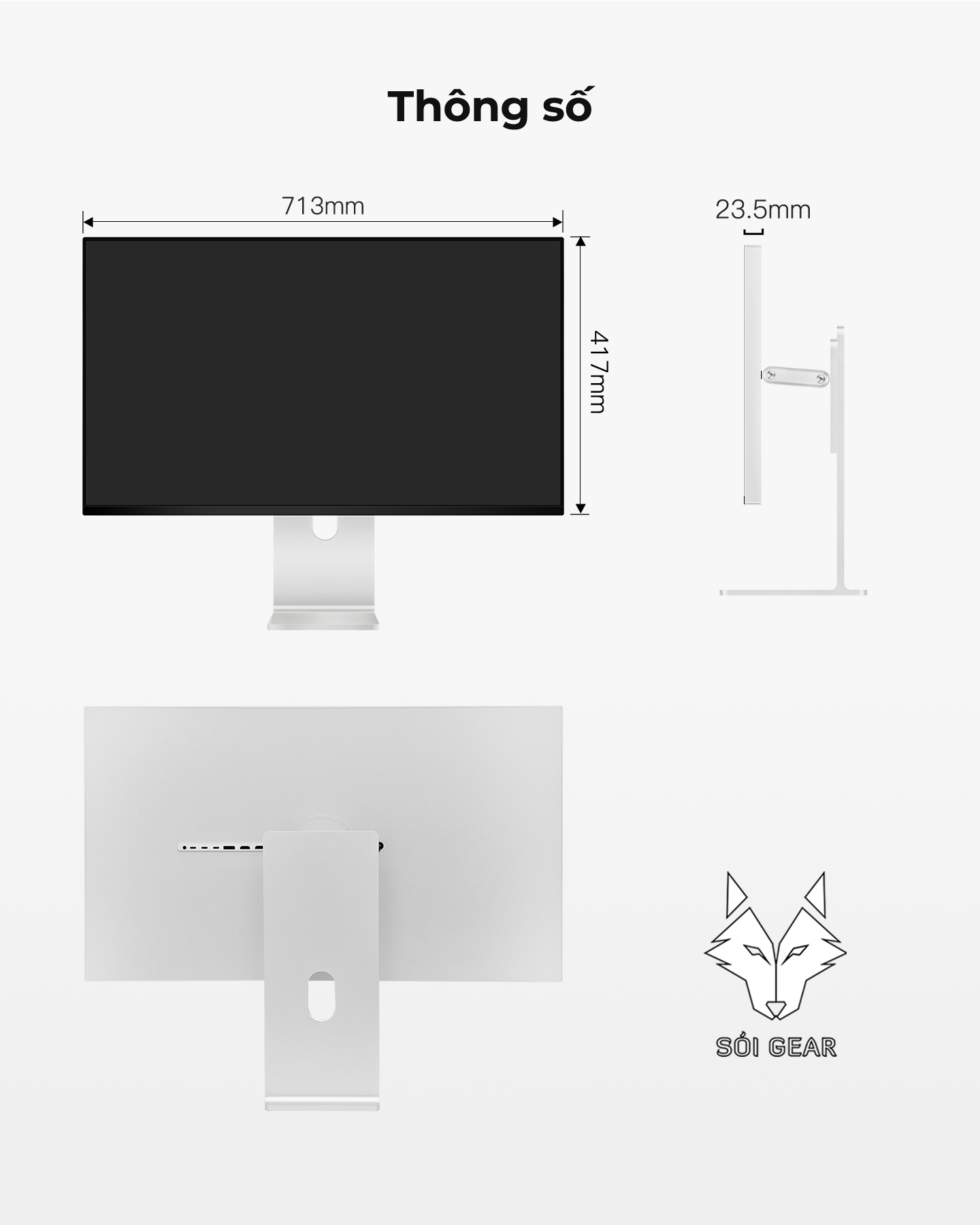 Màn hình Kuycon IPS 6K 60Hz 32 Inch G32X