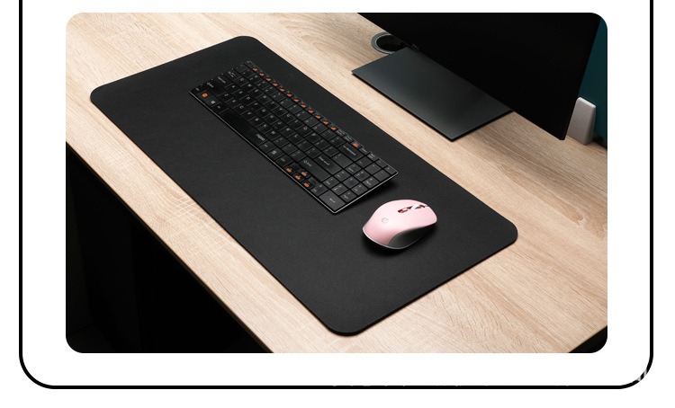 Deskmat hai mặt da PU và gỗ Cork cao cấp