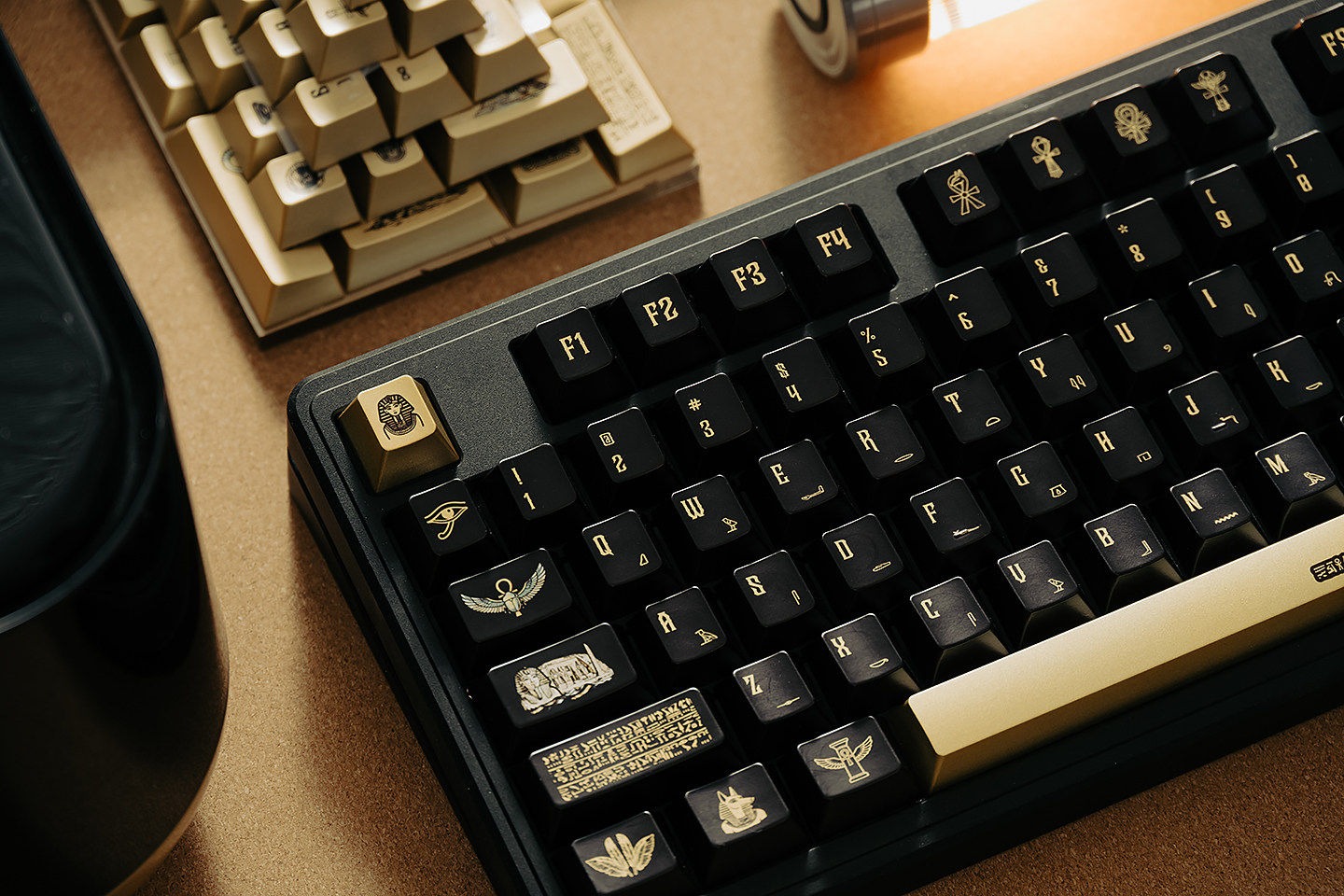 [In Stock] Keycap Cherry TapTempo Black Egypt PBT Dyesub