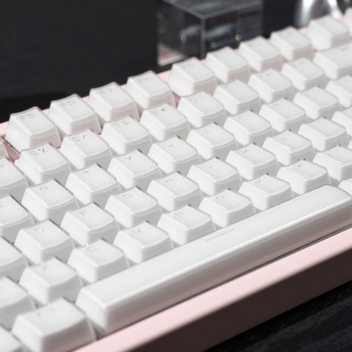 Keycap OEM Mintcaps Crystal Jelly White R2 ABS Doubleshot