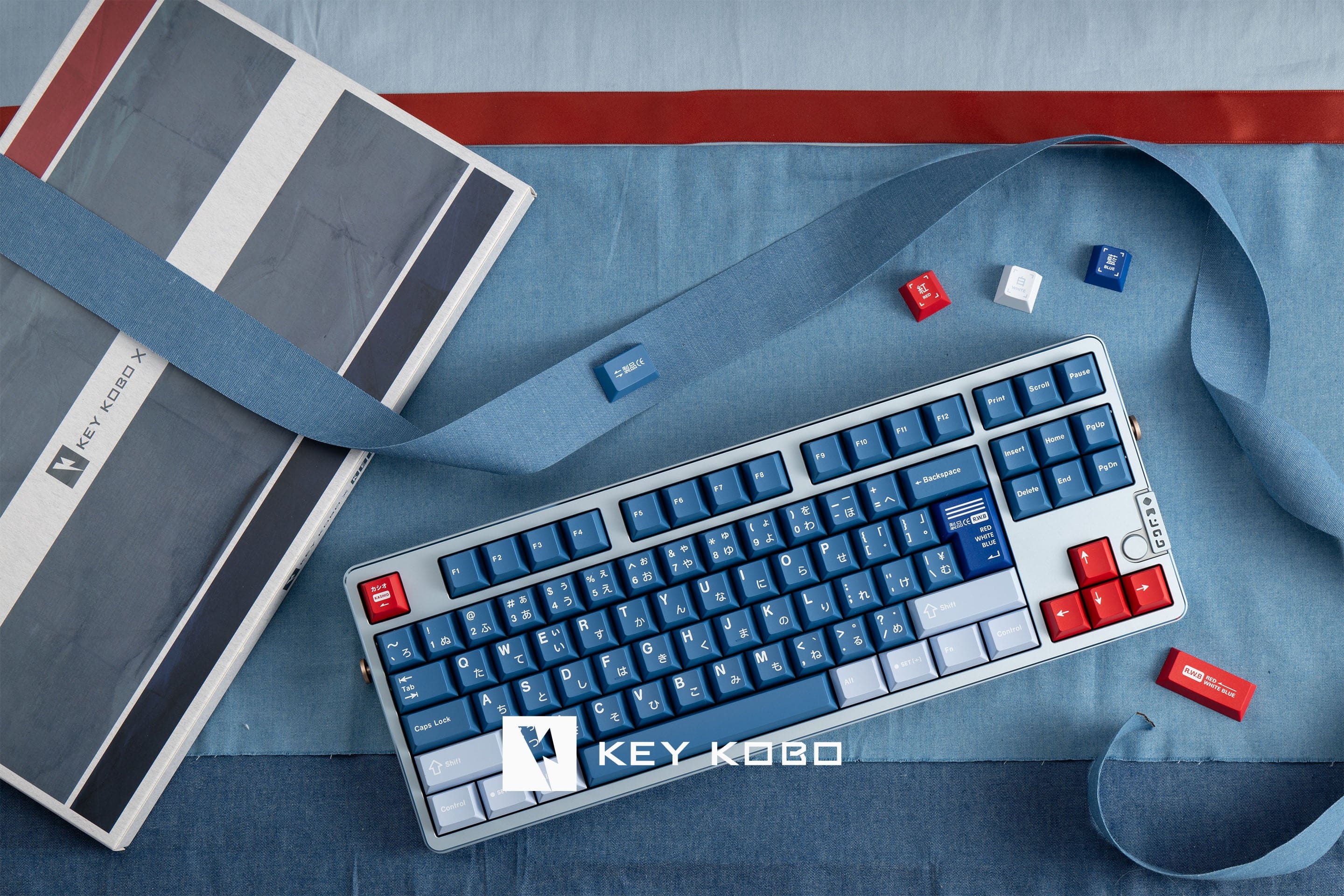 Keycap Cherry KeyKobo R.W.B ABS Doubleshot