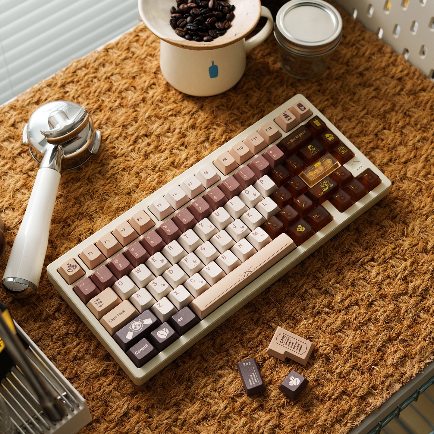Keycap Cherry TapTempo Coffee House 2 Dyesub Full Set