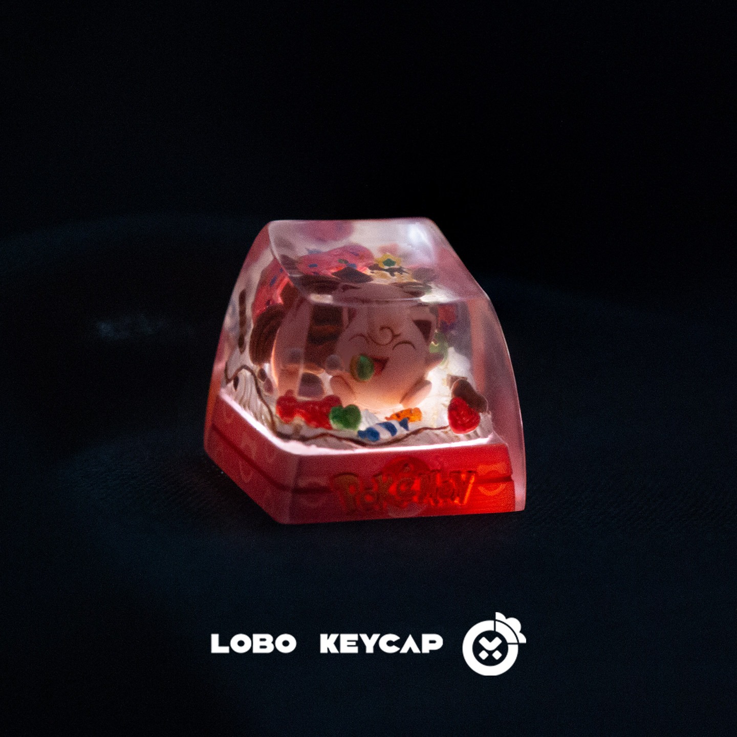 Keycap Artisan Lobo Pokemon Resin
