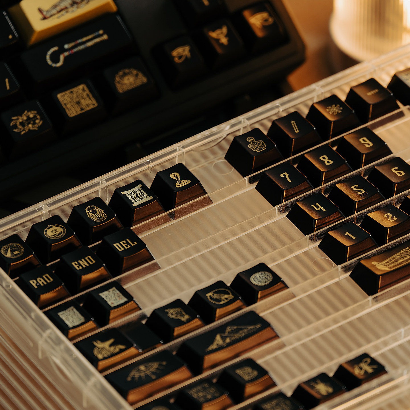 [In Stock] Keycap Cherry TapTempo Black Egypt PBT Dyesub