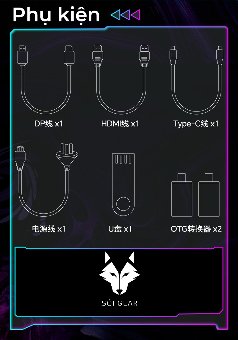 Màn hình Kuycon IPS 4K 144Hz 27 Inch P27D