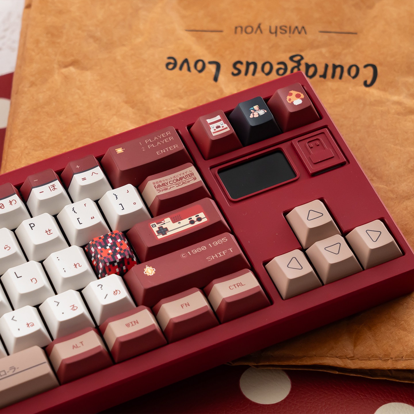 [In Stock] Keycap Cherry TapTempo Famicom PBT Dyesub