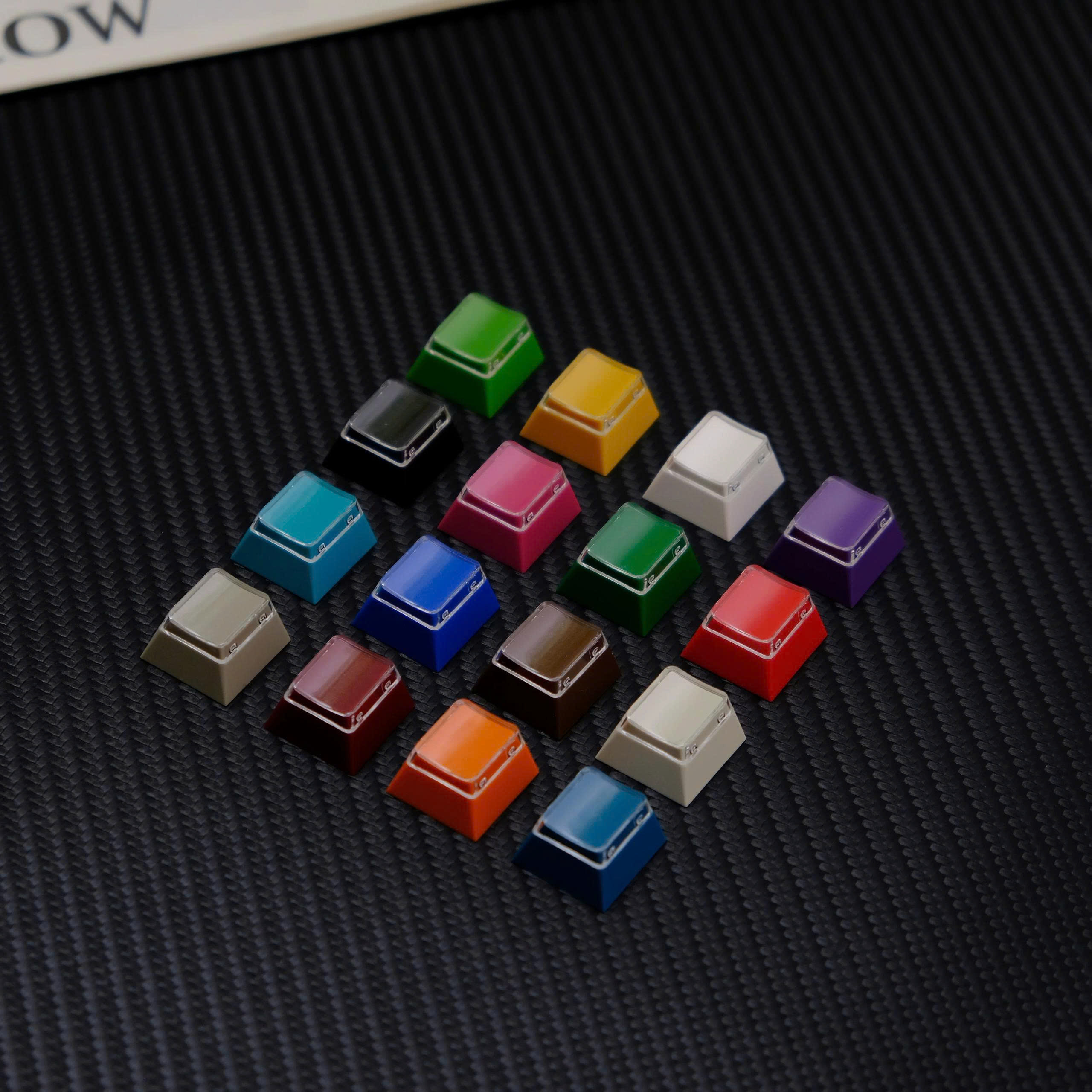 Keycap Cherry Aifei Neon Semi Transparent ABS Doubleshot