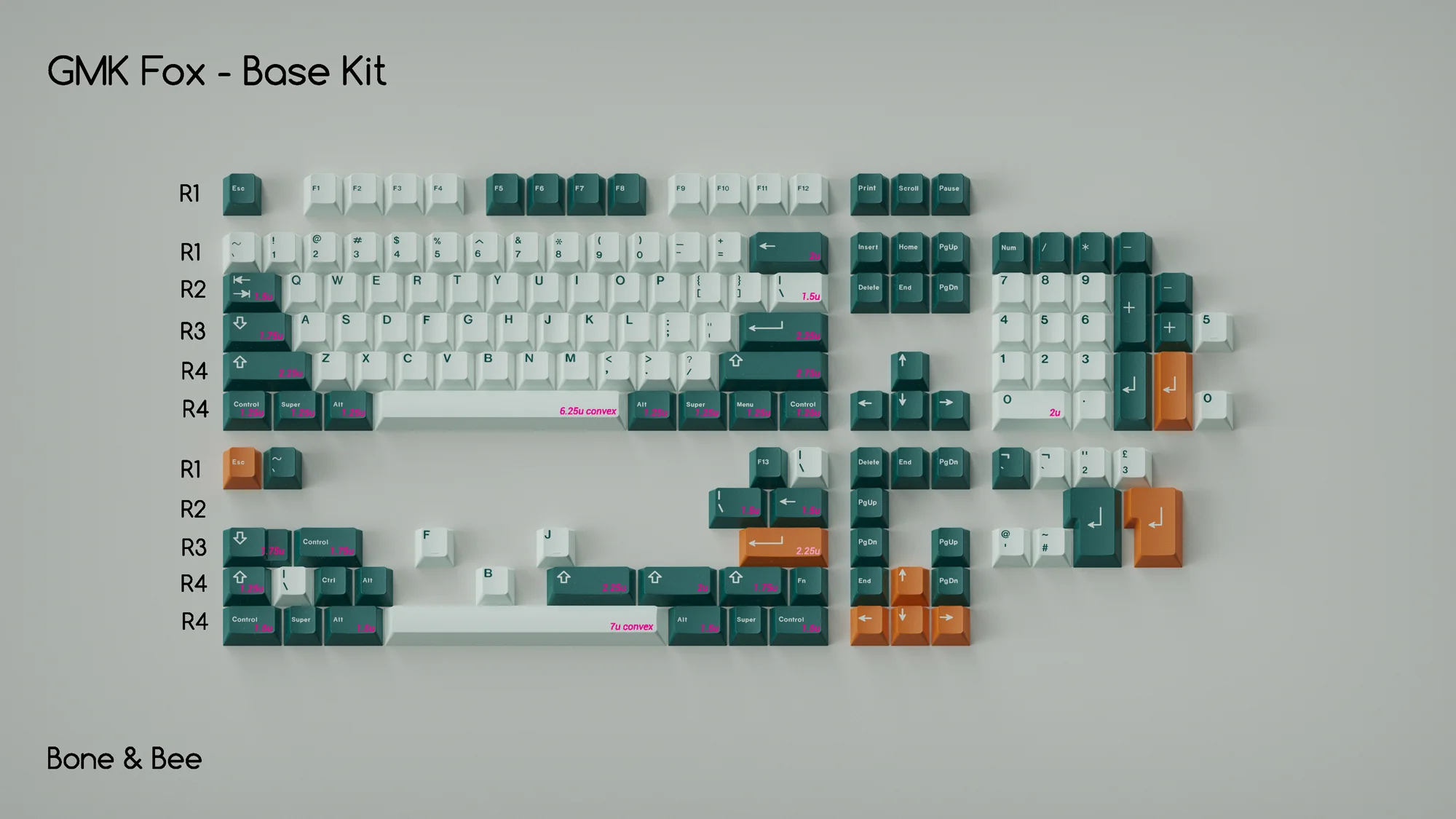 Keycap Cherry GMK Fox