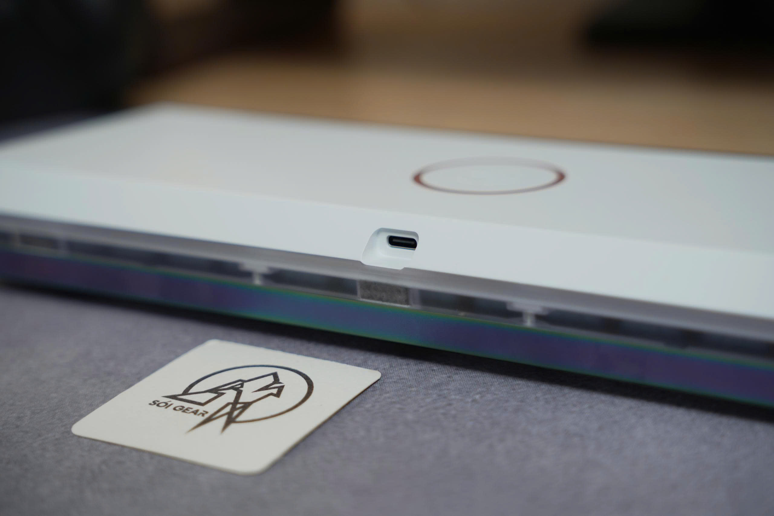 [Prebuilt by Sói] Mode SixtyFive - Polycarbonate Top + White Bottom - Sea Salt Smoothie - WS WOB