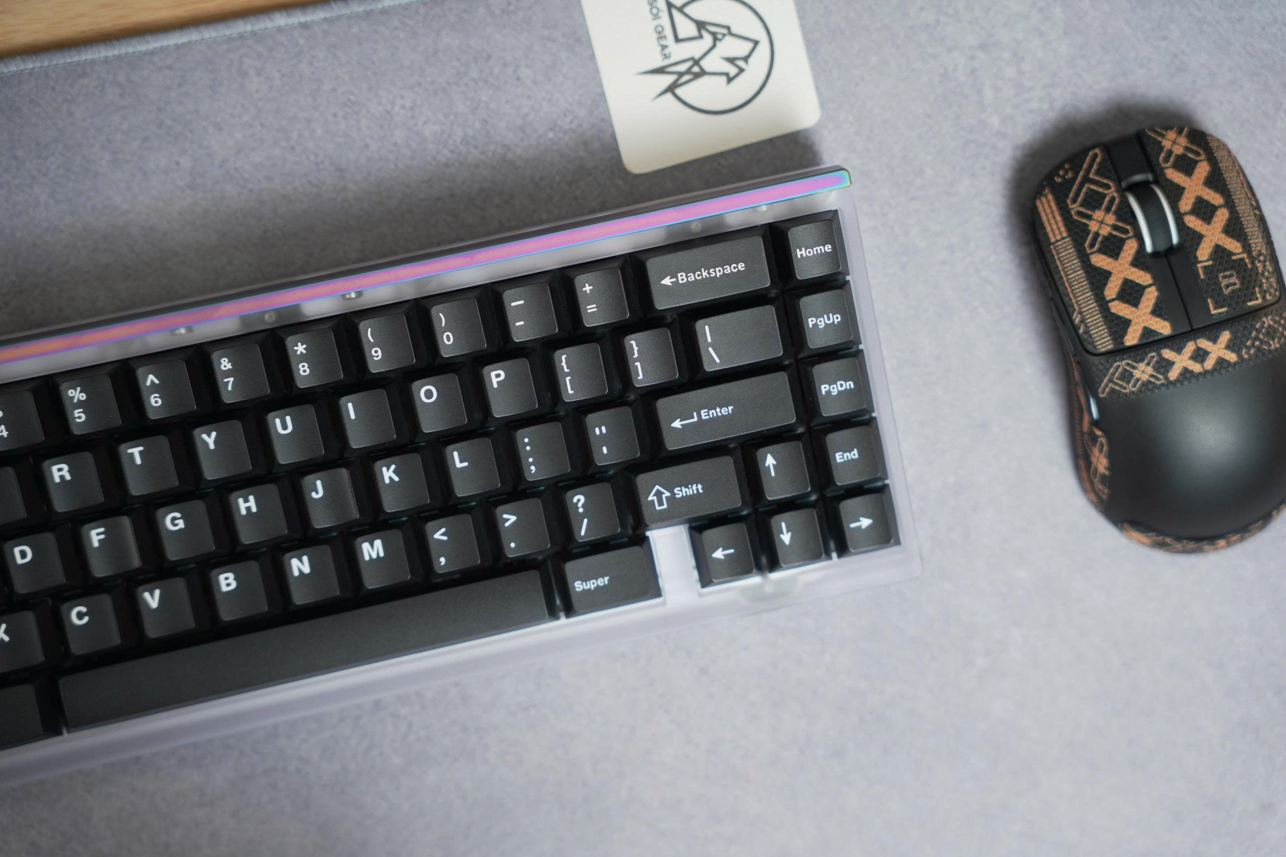 [Prebuilt by Sói] Mode SixtyFive - Polycarbonate Top + White Bottom - Sea Salt Smoothie - WS WOB