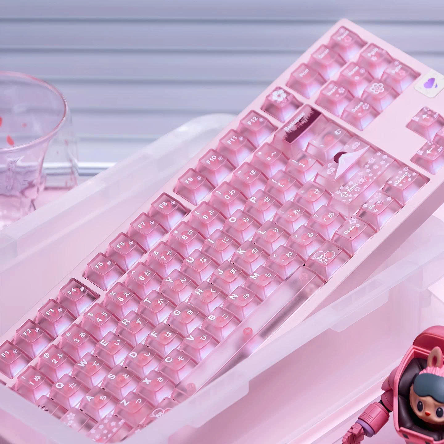 Keycap Mintcap Spring Xuyên Led Cherry PC