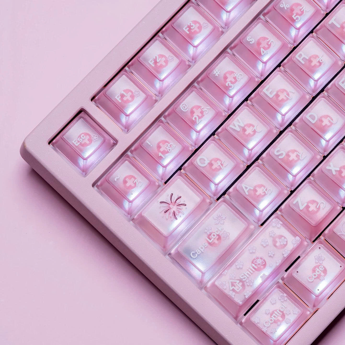 Keycap Mintcap Spring Xuyên Led Cherry PC