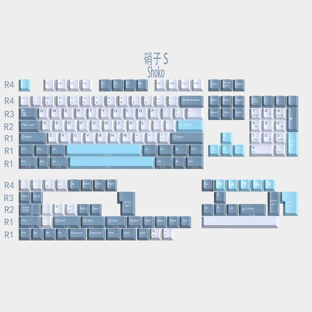 Keycap Mintcaps Cherry Whistle ABS Doubleshot