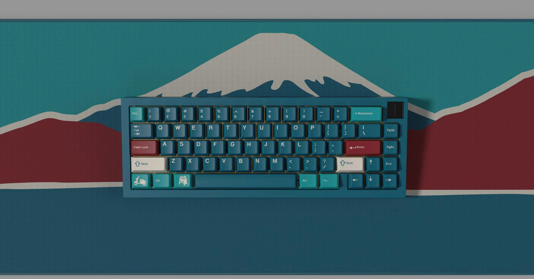 Keycap KeyKobo Lake Motosu Cherry ABS Doubleshot