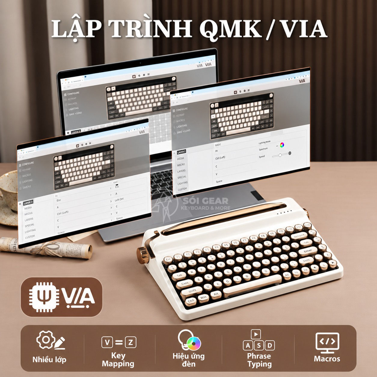 Bàn phím cơ Yunzii QL75