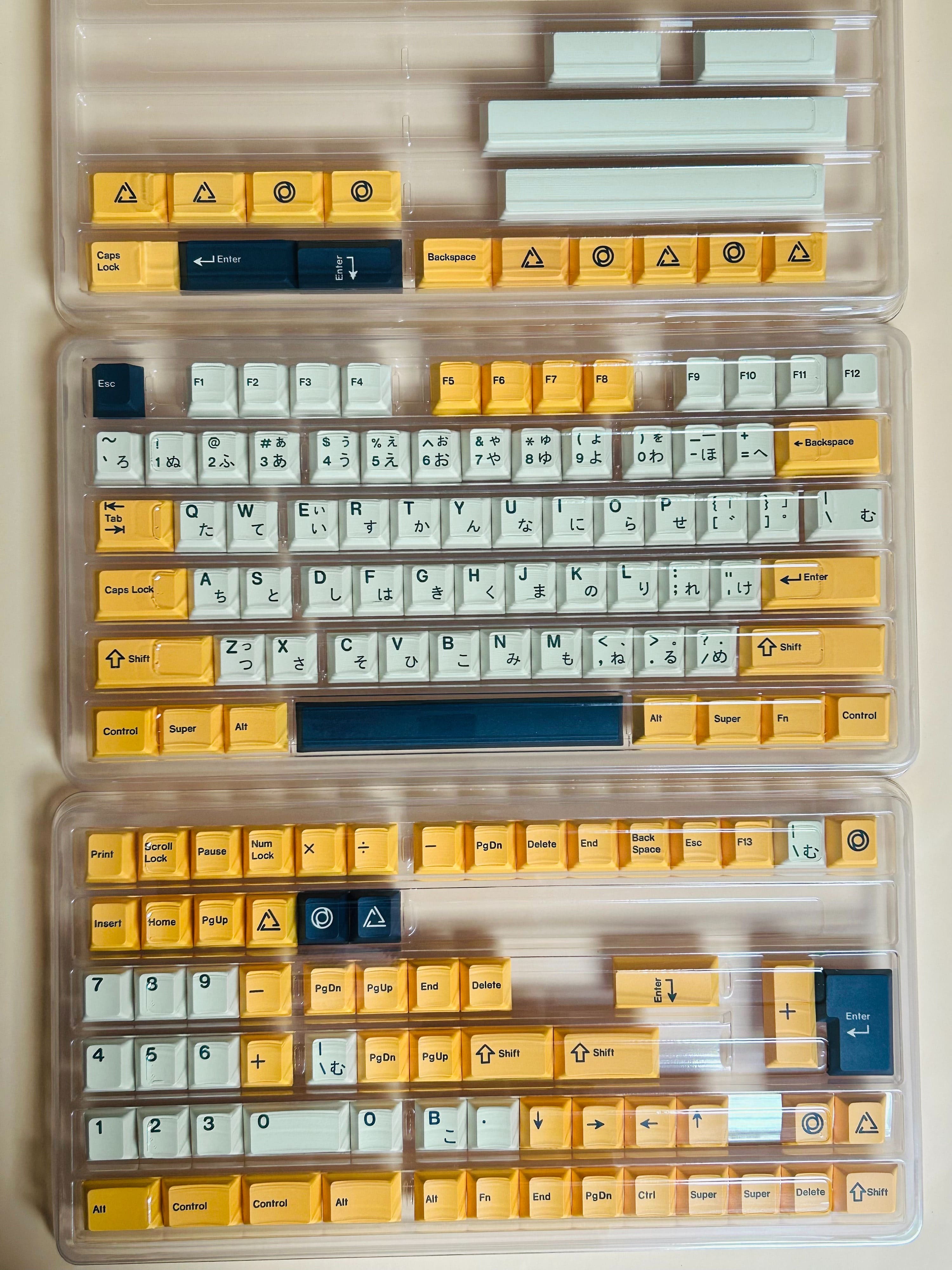 Keycap Walker Cherry Celery Summer PBT Dyesub - Tiếng Anh