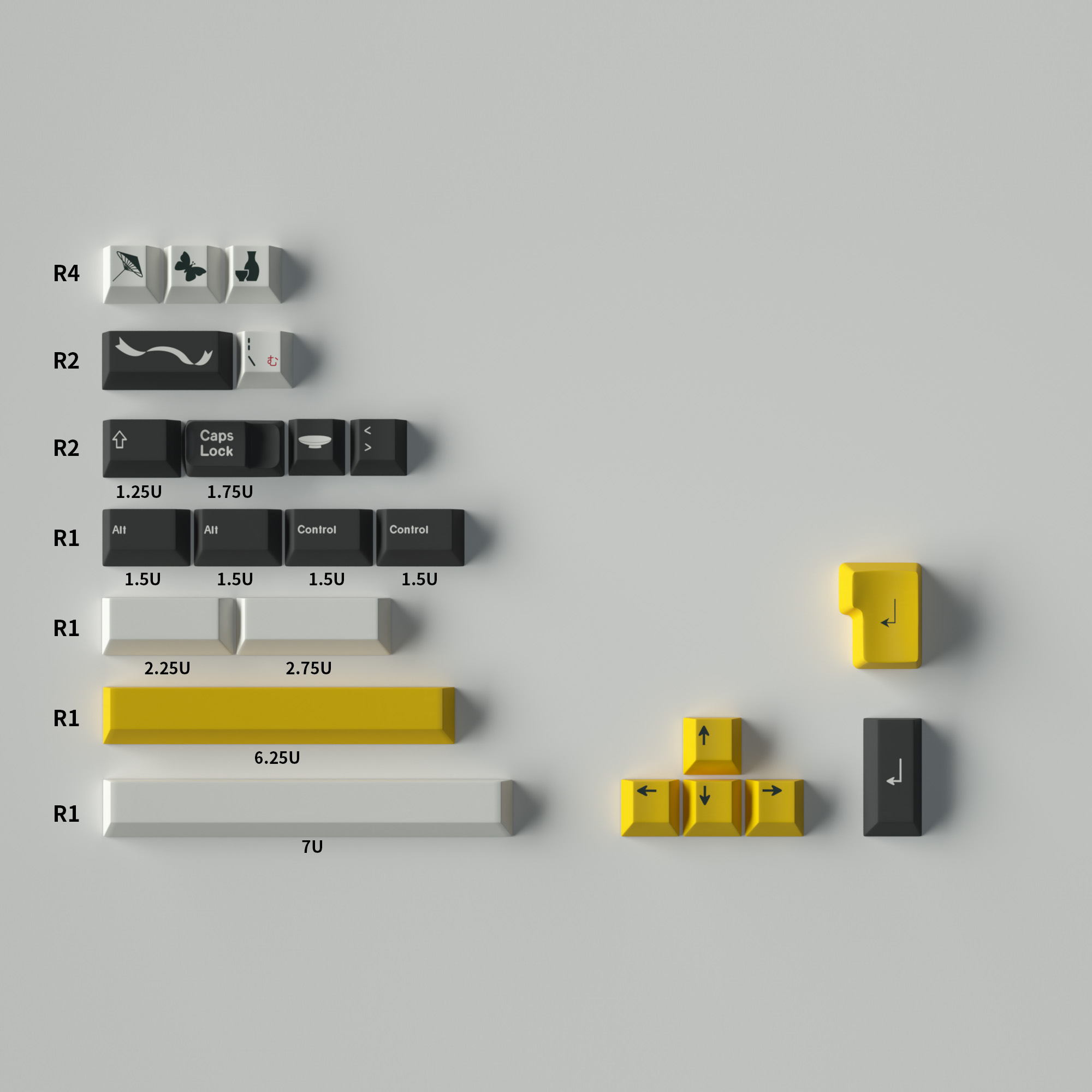 Keycap Mintcaps Cherry PBT Dyesub Matsu