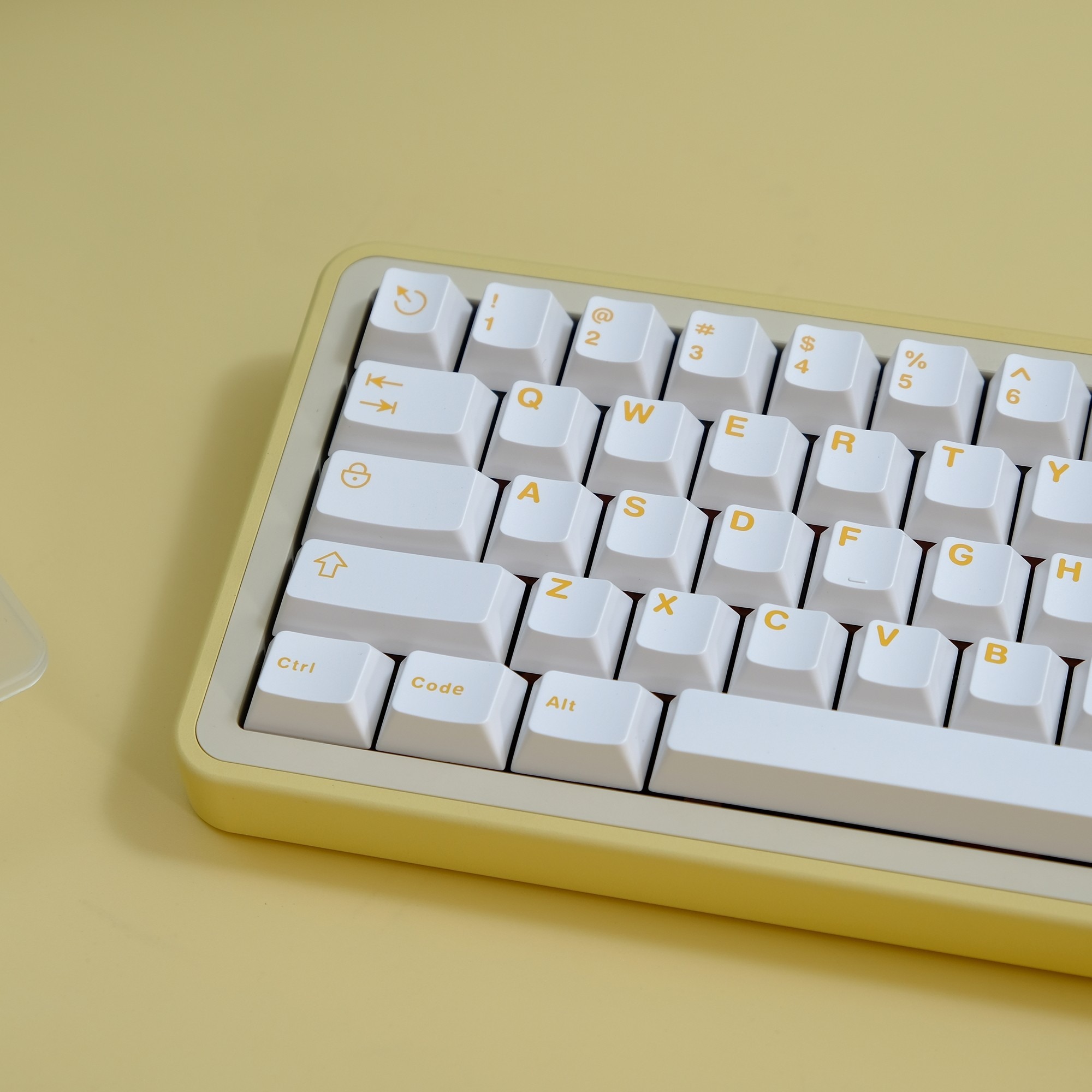Keycap Aifei Trắng Vàng ABS Doubleshot