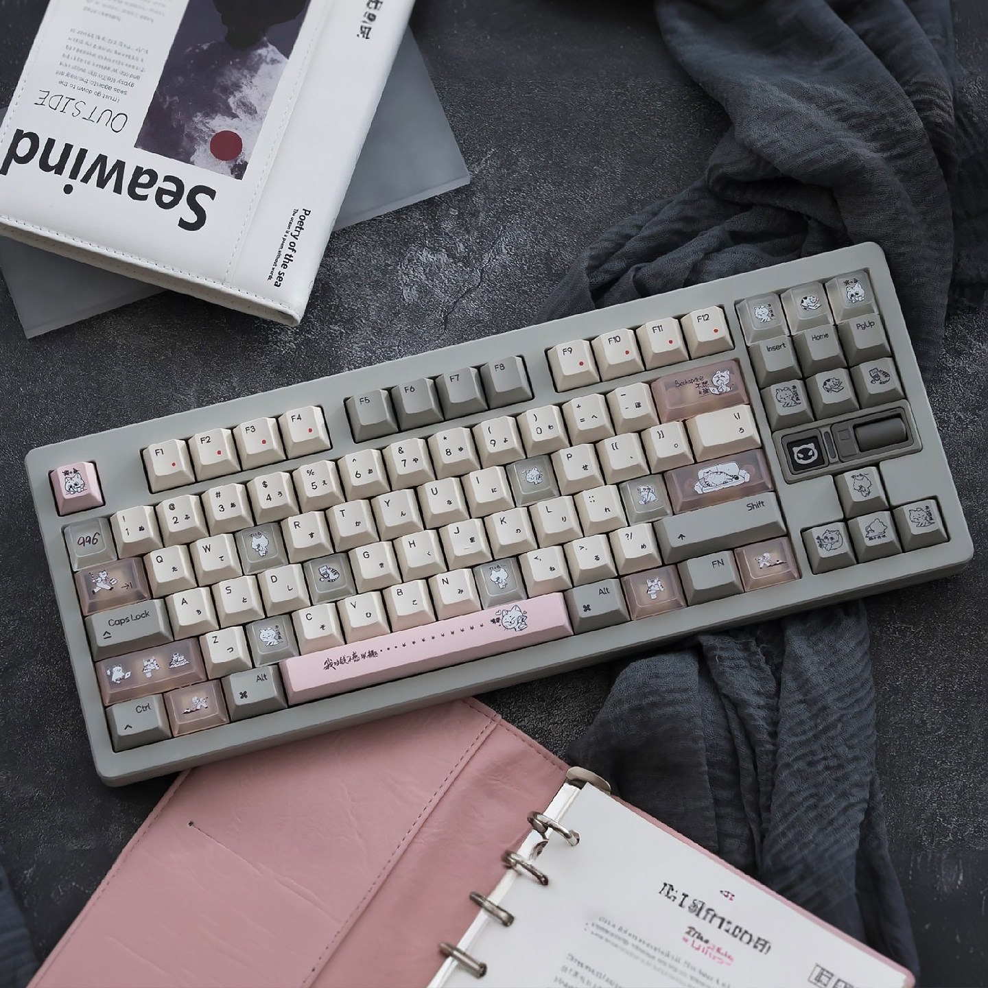 [In Stock] Keycap Cherry TapTempo Owl PBT Dyesub