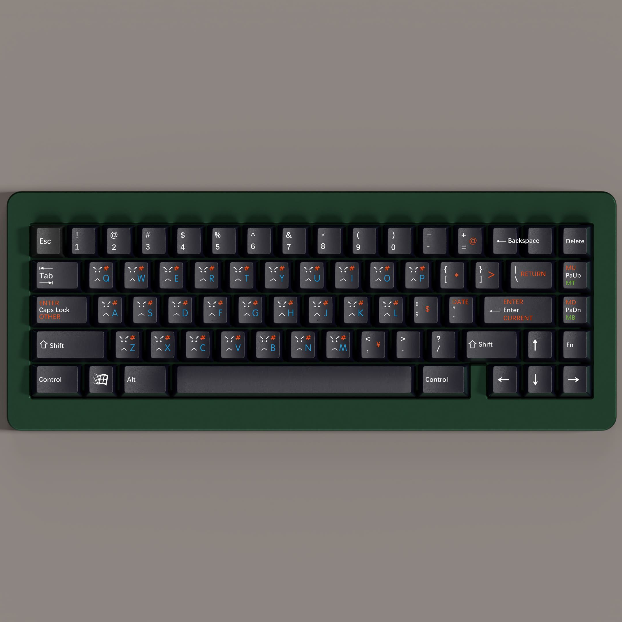 Keycap Walker Cherry  Black - Angry PBT Dyesub