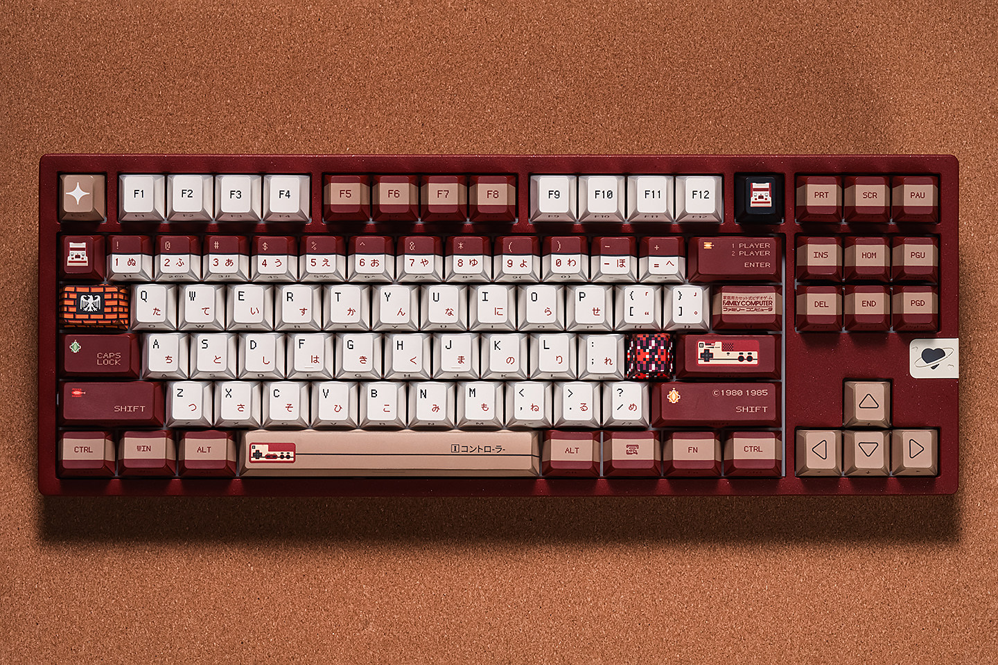 Keycap TapTempo NES Holographic Cherry PBT Dyesub