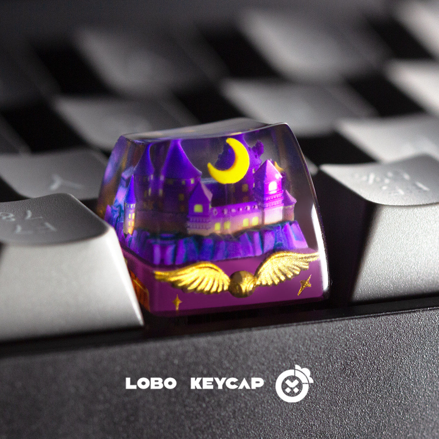 Keycap Artisan Lobo Harry Potter Castle Resin