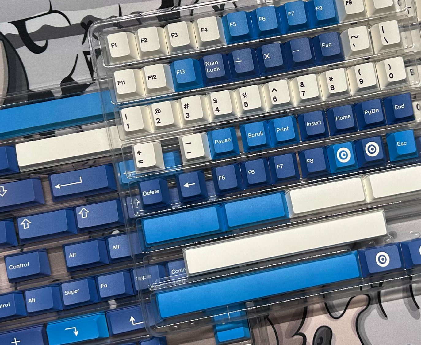 [In Stock] Keycap Walker Evil Eye Cherry PBT Dyesub