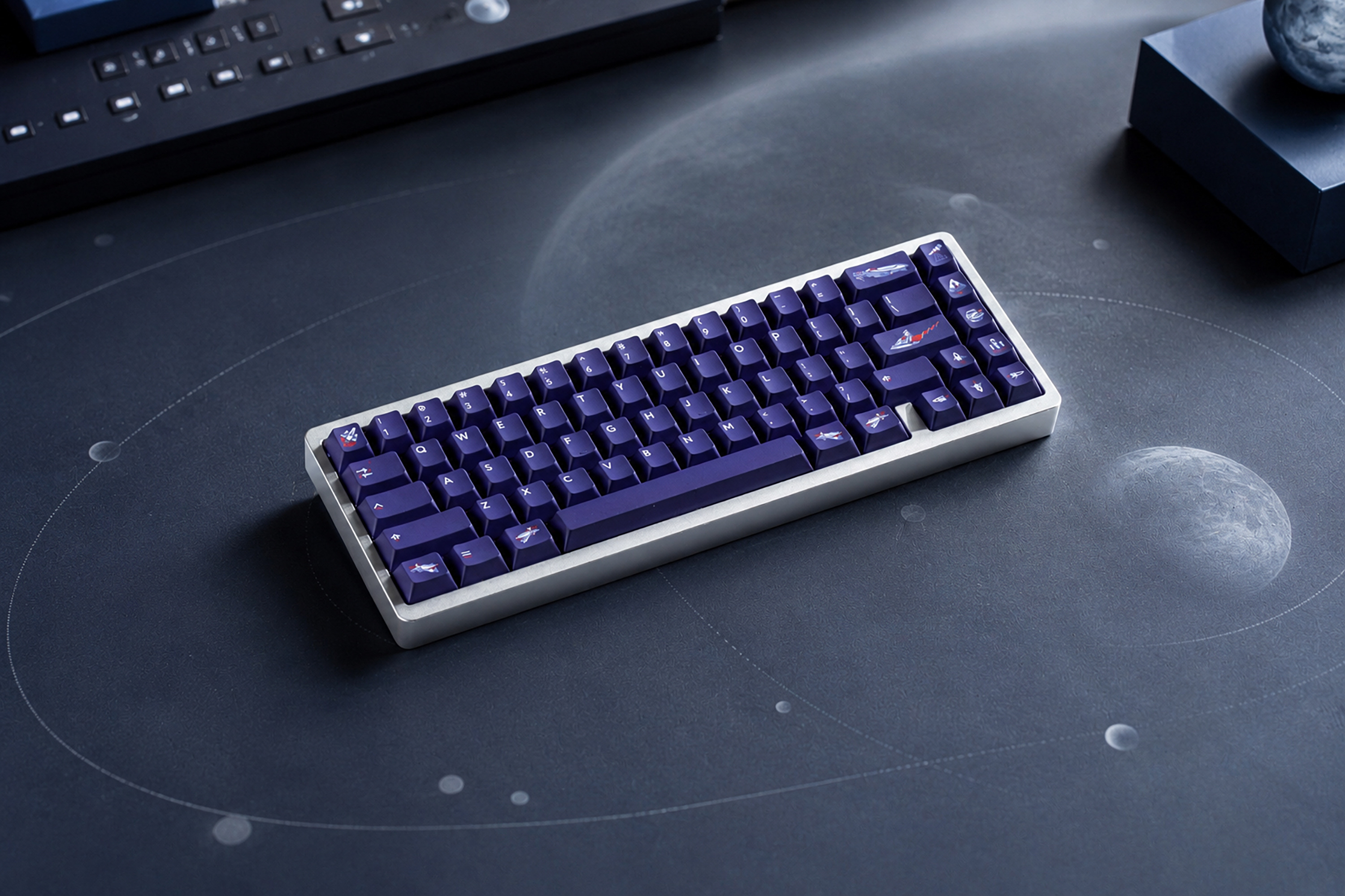 Keycap PBTFans Voyager Cherry PBT Dyesub