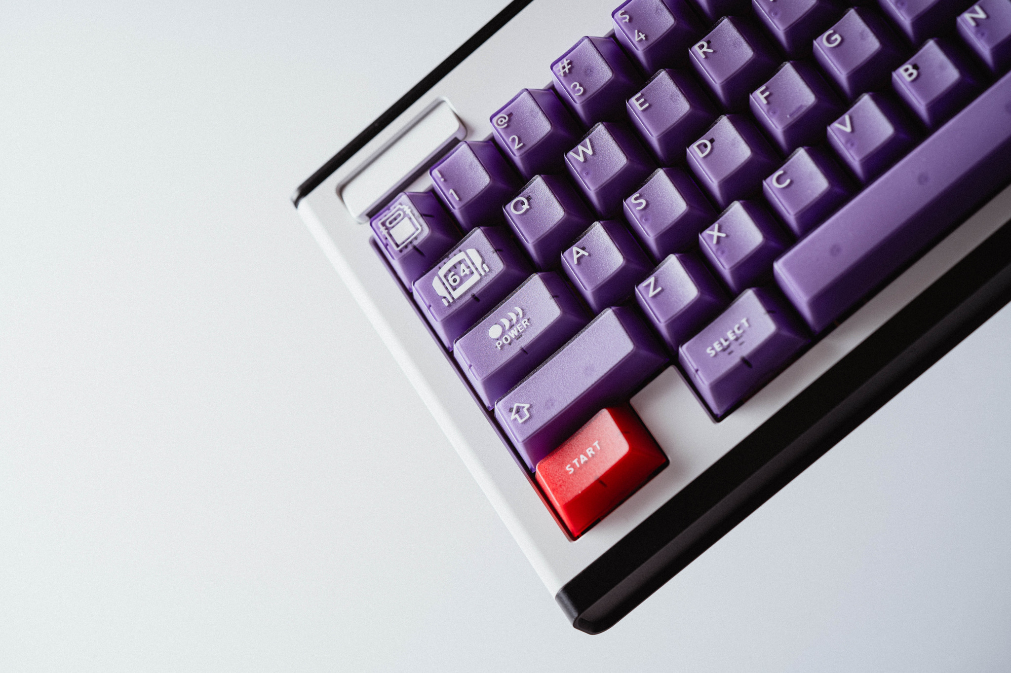 Keycap PBTfans Atomic Purple R2 Cherry PBT Doubleshot